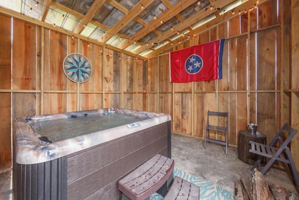Romantic A-Frame Private Hottub Firepit Neargsmnp Sevierville Exteriör bild